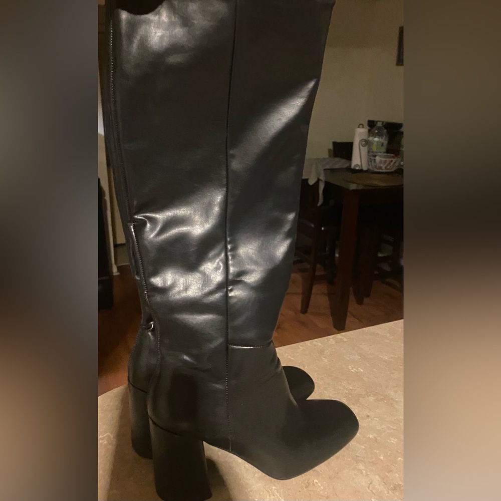 Madden Girl Knee High Black dress boots